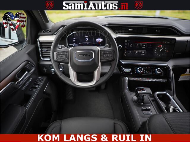 GMC SIERRA DENALI | All-In Prijs | 6,2 V8 Full Option | De Meest Luxe Pick-Up in zijn Klasse | Comfortabele Dubbele Cabine met Royale 5 Zitplaatsen | BPM vrij | Nu Leverbaar uit Voorraad | Voorraad Nr 9194