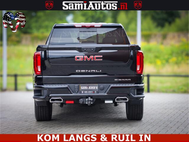 GMC SIERRA DENALI | All-In Prijs | 6,2 V8 Full Option | De Meest Luxe Pick-Up in zijn Klasse | Comfortabele Dubbele Cabine met Royale 5 Zitplaatsen | BPM vrij | Nu Leverbaar uit Voorraad | Voorraad Nr 9194