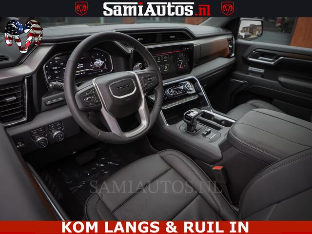 GMC SIERRA DENALI 6.2 V8 426PK Full Option | De Meest Luxe Pick-Up in zijn Klasse | Comfortabele Dubbele Cabine met Royale 5 Zitplaatsen | BPM vrij | Nu Leverbaar uit Voorraad | Voorraad Nr 1924