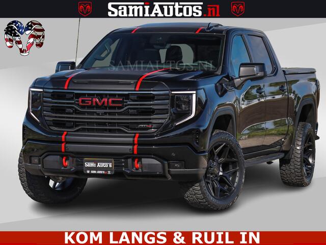 GMC SIERRA AT4 6.2 V8 4X4 | VIRTUAL COCKPIT | LPG | HUD | BOM VOL | DC | RAM DEALER NEDERLAND | Dubbele Cabine met Royale 5 Zitplaatsen | BPM vrij | Nu Leverbaar uit Voorraad | Voorraad Nr 261530 | | De specialist in Amerikaanse pick-ups in Nederland en Europa.