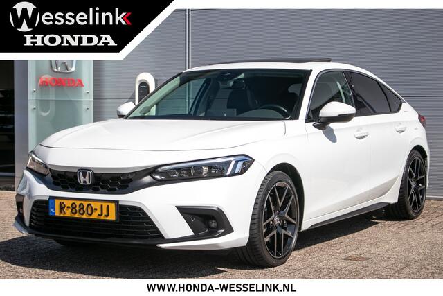 Honda CIVIC 2.0 e:HEV Advance - Afn. trekhaak | Schuif/-kanteldak | All-seasonbanden | Stoel+stuurverwarming