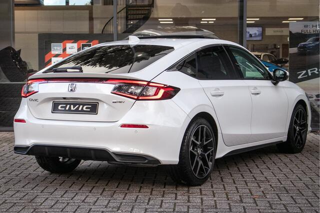 Honda CIVIC 2.0 e:HEV Advance - Cons. prijs rijklaar | Schuifdak | Navi | Leder | VOORRAADVOORDEEL!