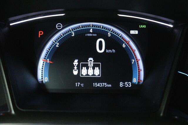 Honda CIVIC 1.0 i-VTEC Elegance (TREKHAAK, DIGITALE COCKPIT, CAMERA, STOELVERWARMING, CRUISE ADAPTIEF,