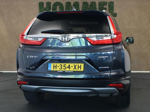 Honda CR-V 2.0 Hybrid AWD Executive - ORIGINEEL NEDERLANDSE AUTO - LEDEREN BEKLEDING - ELEKTRISCHE STOELVERSTELLING BESTUURDERSKANT - 4 WIELAANDRIJVING - PANORAMADAK - ELEKTRISCHE ACHTERKLEP - HEAD UP DISPLAY - VOLLEDIG HONDA DEALER ONDERHOUDEN - TREEPLANKEN - NAVI