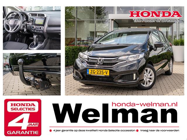 Honda JAZZ 1.3i VTEC COMFORT - AUTOMAAT - TREKHAAK - NAVIGATIE - STOELVERWARMING