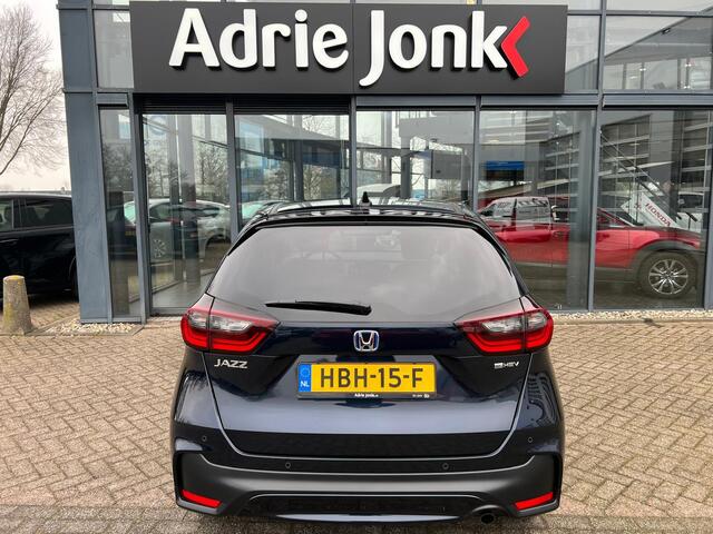 Honda JAZZ 1.5 e:HEV Advance AUTOMAAT | HYBRIDE | A. CAMERA | ADAPTIVE CRUISE | PARKEER SENSOREN V+A | STUUR- en STOELVERWARMING | NED. AUTO |