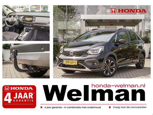 Honda JAZZ 1.5i e:HEV ADVANCE CROSSTAR - TREKHAAK - INSTAPLIJSTEN - SPOILER - ALL WEATHERS
