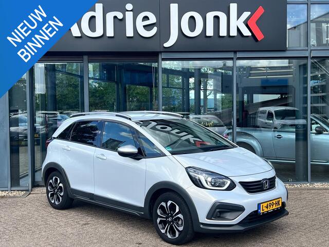 Honda JAZZ 1.5 e:HEV Crosstar AUTOMAAT | FULL HYBRID | CAMERA | NAVIGATIE | ADAPTIVE CRUISE CONTROLE | NED. AUTO | LAGE KM STAND 25.738km |