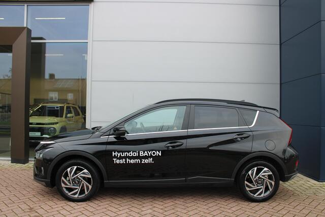 Hyundai Bayon 1.0 T-GDI 100pk 48V Premium Sky DCT Automaat Airco Navi Camera Carplay Schuifdak Demo Vol!!!!