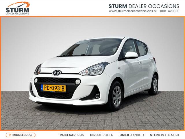Hyundai I 10 1.0i Go! 2017 | Navigatie | Apple Carplay/Android Auto | Cruise & Climate Control | Elek. Ramen + Spiegels | Rijklaarprijs!