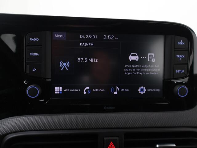 Hyundai I 10 1.0 Comfort | Apple Carplay - Android Auto | Dab+ | Digitale cockpit | Start/Stop systeem | Airco | Bluetooth | Multifunctioneel stuurwiel | Laneassist | Verkeersbordherkenning | Cruise control | spraakbediening | Automatische verlichting | 5-deurs | Spie