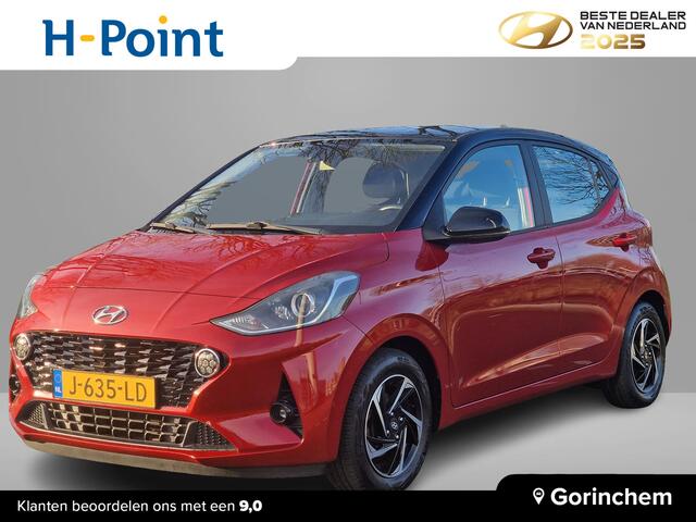 Hyundai I 10 5drs 1.0 67 PK Premium | Climate control | Contrasterende dakkleur | Geïntegreerde navigatiesysteem| Lichtmetalen velgen | Parkeersensoren achter |