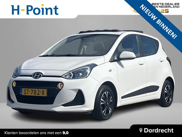 Hyundai I 10 1.0i Comfort | Schuifdak-Vouwdak| Navigatiesysteem & Apple Carplay-Android Auto | Lichtmetalen velgen | Parkeersensoren | Lage kmstand | Volledig dealer onderhouden |