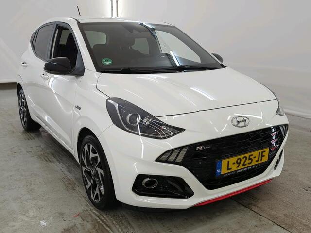 Hyundai I 10 1.0 T-GDI N Line 5-zits 1e Eigenaar | Dealer Onderh | NL-Auto | BTW | Camera | Navi | Winterpack | Carplay | PDC | Full Led | Start/Stop | Hill-Hold