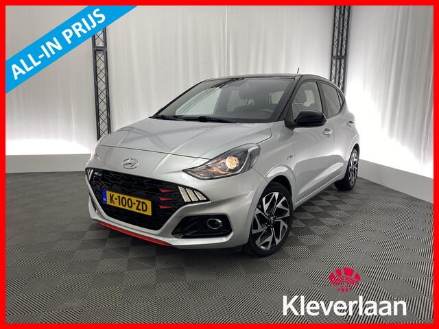 Hyundai I 10 1.0 T-GDI 100 pk N-Line 5-zits | Apple carplay | Camera | Stoel- en stuurverwarming | Navi | Cruise