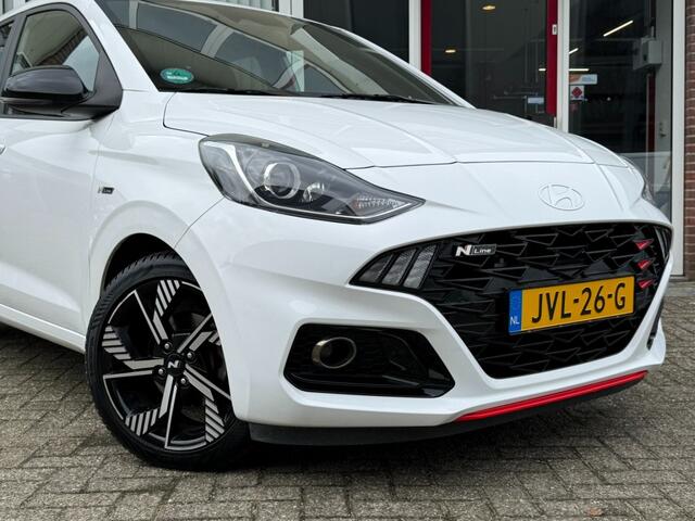 Hyundai I 10 1.0 T-GDI N Line 5-zits 101 PK I Carplay I Camera I Stoel/Stuurverw. I Rijklaar I Navi I Clima I Cruise