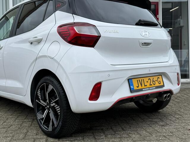 Hyundai I 10 1.0 T-GDI N Line 5-zits 101 PK I Carplay I Camera I Stoel/Stuurverw. I Rijklaar I Navi I Clima I Cruise