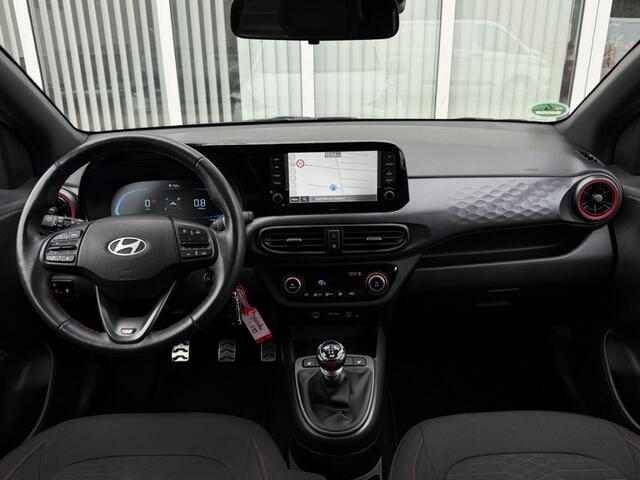 Hyundai I 10 1.0 T-GDI N Line 5-zits 101 PK I Carplay I Camera I Stoel/Stuurverw. I Rijklaar I Navi I Clima I Cruise