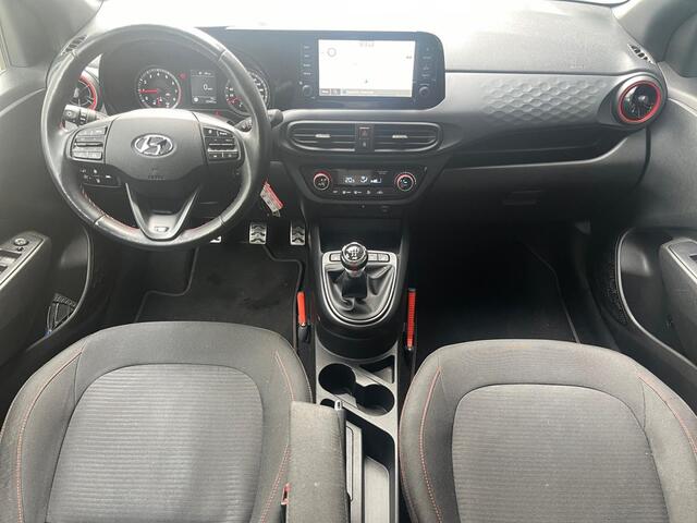 Hyundai I 10 N Line 1.0 T-GDI 100pk | N PERFORMANCE PACK | 5-ZITS | 8 INCH MULTIMEDIA | CAMERA | NAVI | APPLE CARPLAY / ANDROID AUTO | STOEL + STUURVERW. |