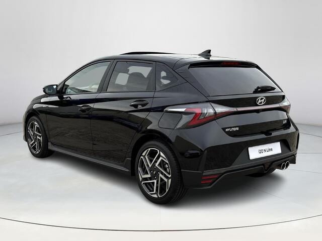 Hyundai I 20 1.0 T-GDI N Line Sky | Sportuitlaat | BOSE Premium audio | Adaptive cruise control | Lane keeping assistent | Stoel/stuurverwarming | Achteruitrijcamera | Parkeerhulp voor+achter | Schuif-kantel dak |