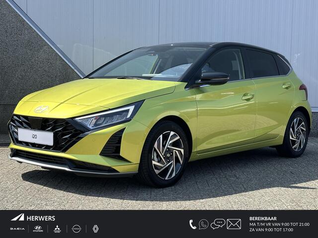 Hyundai I 20 1.0 T-GDI Premium Automaat / ¤1000,- inruilvoordeel Op Nieuwprijs / Rijklaarprijs / Direct Leverbaar / Automaat / Bose Audio / Stuur + Stoelverwarming / Adaptieve cruise control / Apple Carplay + Android Auto / Climate Control /
