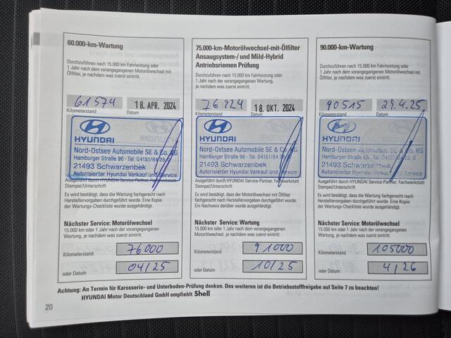 Hyundai I 20 1.0 T-GDI Comfort Smart Automaat / Fabrieksgarantie tot 04-2026 / Dealer onderhouden / Stuur en Stoel verwarming/ Cruise control / Trekgewicht 1110 kg / Achteruitrijcamera / Apple Carplay Android Auto / Bose Audio Systeem /