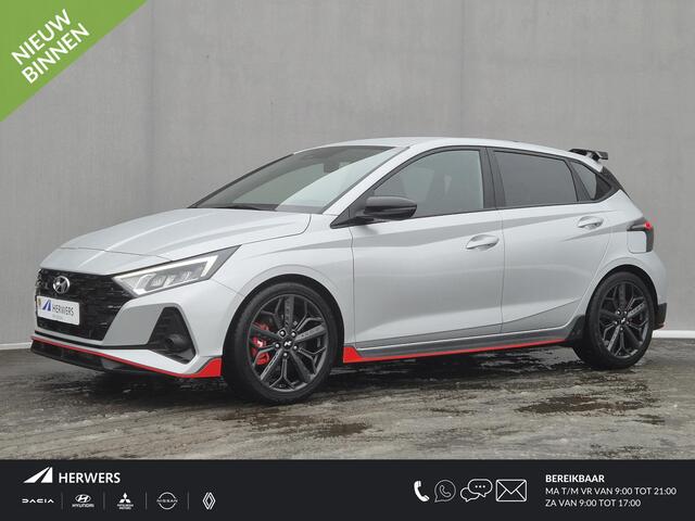 Hyundai I 20 N 1.6 N 204pk Handgeschakeld / Fabrieksgarantie tot 04-2028 / Dealer onderhouden / Achteruitrijcamera / Apple Carplay Android Auto / Cruise control / Parkeersensoren achter / Lichtmetalen wielen 18" /