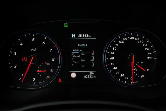 Hyundai I 30 N2 Performance Fastback 2.0 275pk T-GDI |dealer onderhouden|panoramadak|memory|Apple Carplay|parkeercamera|stoelverwarming|clima control|cruise control|19" lichtmetalen velgen|