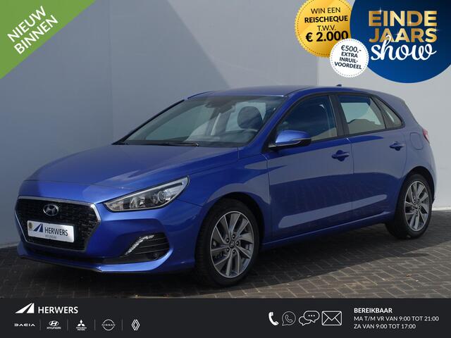 Hyundai I 30 1.4 T-GDI Comfort | Winter Pack | Navigatie Apple carplay | Climate control | Achteruitrijcamera | 17"| Stoel- en Stuurverwarming | Trekhaak