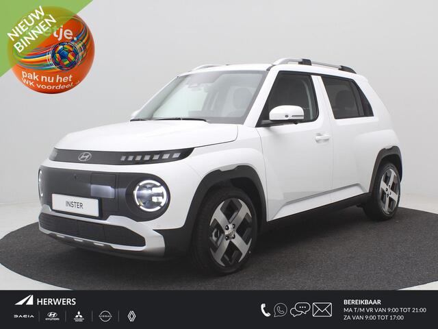 Hyundai INSTER Evolve Sky 49 kWh / ¤3000,- Voordeel / Snel Leverbaar / Warmtepomp / Stoel- & Stuurverwarming / Climate Control / Adaptive Cruise Control / / 3 Fase /