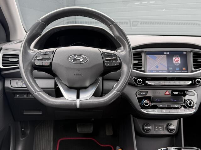 Hyundai IONIQ Premium EV Navi,Leder,Dodehoek,Schuifdak,Camera,Clima,Cruise,Stoelverwarming V+A,Stuurverwarming,Pdc V+A,Nieuwe Apk bij Aflevering