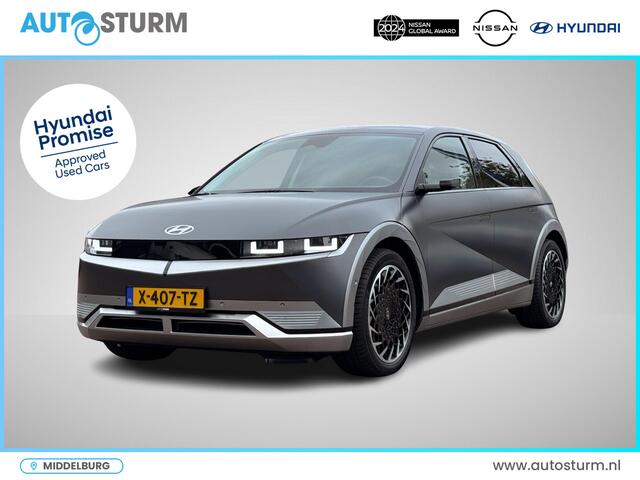 Hyundai IONIQ 5 Lounge AWD 77.4 kWh Panoramadak + Digitale Buitenspiegels | Matte Lakkleur | 20'' Velgen | BOSE Audio | Vol-Leder | Stuur- + Stoelverwarming | Rijklaarprijs!