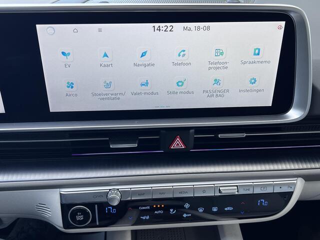 Hyundai IONIQ 6 Lounge 77.4 kWh Automaat / Origineel NL Auto / WLTP bereik 545 km / Stoelventilatie / Stuur-, stoel- & achterbankverwarming / Cam 360° / Navi / HUD / 20" LM wielen /