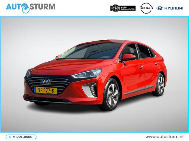 Hyundai IONIQ 1.6 GDi Premium | Schuif-/Kanteldak | Navigatie | Camera | Leder | Stuur- + Stoelverwarming | Geheugenstoel | Apple Carplay/Android Auto | Rijklaarprijs!