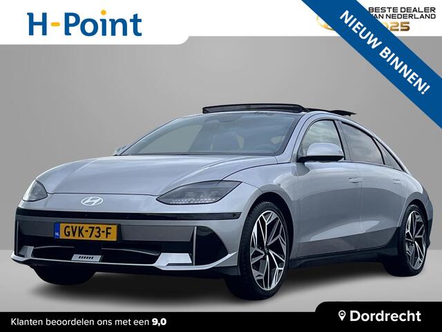 Hyundai IONIQ 6 Lounge 77.4 kWh | Schuifdak | Lederen bekleding elektrisch verstelbaar| Warmtepomp | Bose speakers | Adaptieve cruisecontrol | World car of the year 2023 |