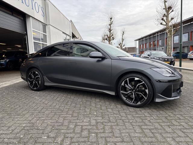 Hyundai IONIQ 6 Lounge 77.4 kWh / Leer met ventilatie / BLIS / 360 camera / HeadUp / ACC / Apple Carplay / Dab+ - Afn Trekhaak -
