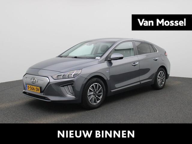 Hyundai IONIQ Premium EV 38 kWh |Climate Control / ECC | Licht metalen velgen 16 inch | Cruise control |Navigatie | Lederen bekleding zwart | Elektrisch verst. stoelen | Stoelverwarming | LED koplampen | Park Distance Control voor en achter | Achteruitrijcamera |