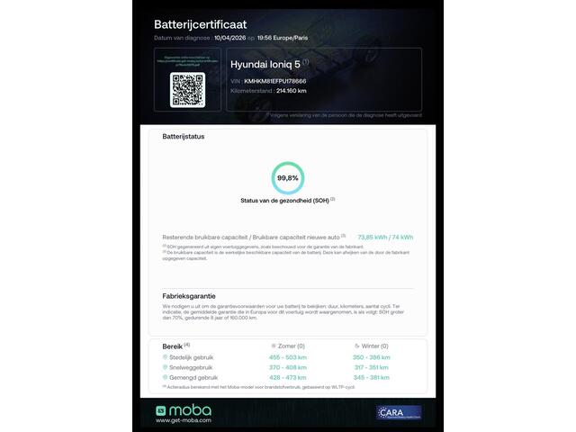 Hyundai IONIQ 5 Style 77.4 kWh Long Range | SOH Accu 99% | Achteruitrij Camera | Navigatie |