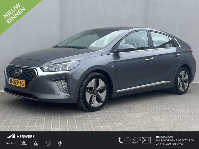 Hyundai IONIQ 1.6 GDi HEV Premium - Plus / Stoelventilatie / Stuur-, Stoel- en Achterbankverwarming / Apple Carplay&Android Auto / Memory Stoelen / Cruise Control Adaptief /