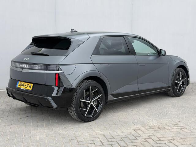 Hyundai IONIQ 5 N Line Edition Limited 84 kWh / SOH 100% / Fabrieksgarantie tot 9-2030 / Camera / Adaptieve Cruise / Dodehoek Detectie / Navigatie / Stoel & Stuurwiel Verwarming / Elektr. Stoelen / Elektr. Achterklep /