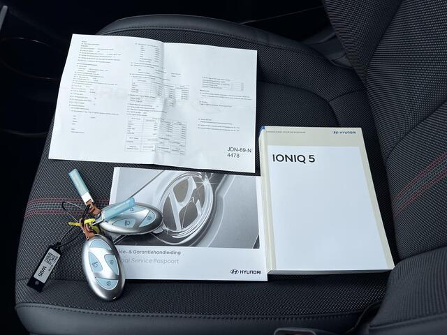 Hyundai IONIQ 5 N Line Edition Limited 84 kWh / Fabrieksgarantie tot 09-2030 /Accu SoH 100% / 1.600 kg trekgewicht / WLTP 515 km / Warmtepomp / Camera / Stuur- & stoelverwarming / CCS snel laden / 20" LM + All Season banden /