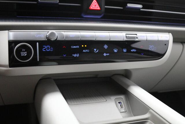 Hyundai IONIQ 6 Connect 77.4 kWh 228 PK, SOH 100%, Leder, 4 X Stoelverwarming, Adap. Cruise Control, Stoel- & Stuurverwarming, Carplay