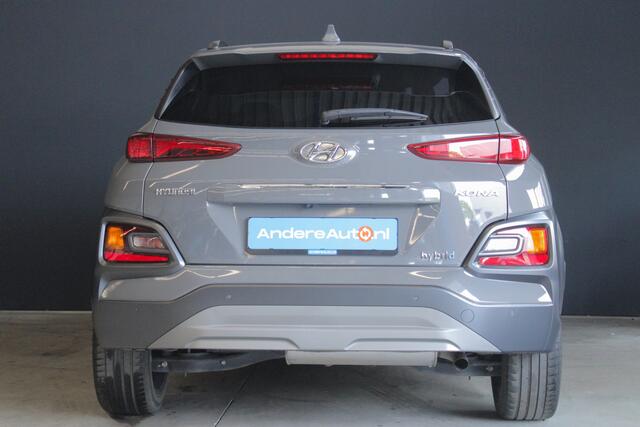 Hyundai Kona 1.6 GDI HEV Premium |dealer onderhouden|leder|stuur/stoelverwarming|ACC|head-up|keyless|