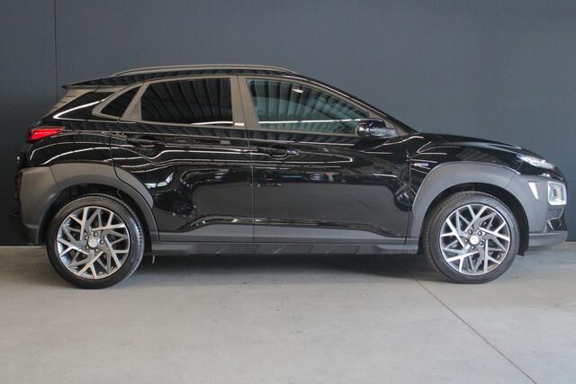 Hyundai Kona 1.6 GDI HEV Premium |dealer onderhouden|HUD|stoel/stuurverwarming|camera|