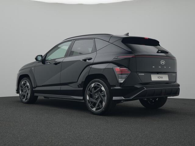 Hyundai Kona Electric N Line 65.4 kWh Volledig Elektrisch met Navigatie, Lederen bekleding en Stoelverwarming Uit voorraad leverbaar!