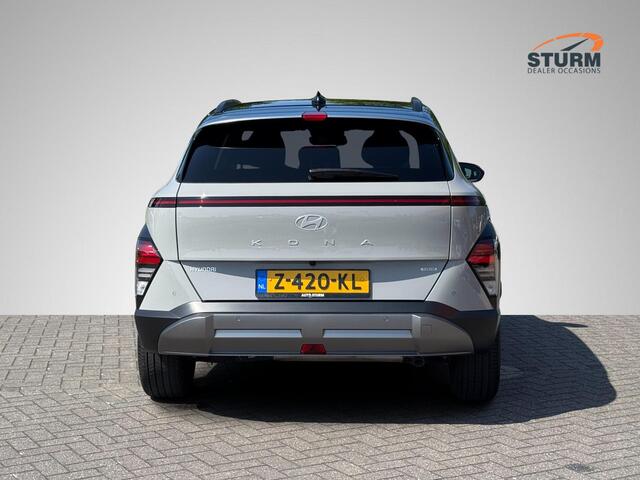 Hyundai Kona 1.6 GDI HEV Premium | Two-Tone Lakkleur | Stoelverwarming + -Ventilatie | 360° Camera | Leder | Navigatie | Apple Carplay/Android Auto | Geheugenstoel | Rijklaarprijs!