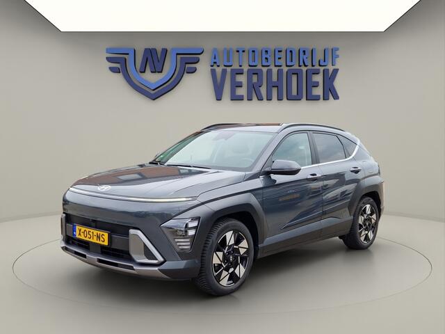 Hyundai Kona 1.6 GDI HEV Premium Trekhaak - NL Auto - Leer