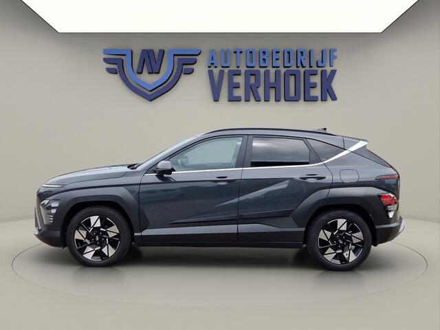 Hyundai Kona 1.6 GDI HEV Premium Trekhaak - NL Auto - Leer