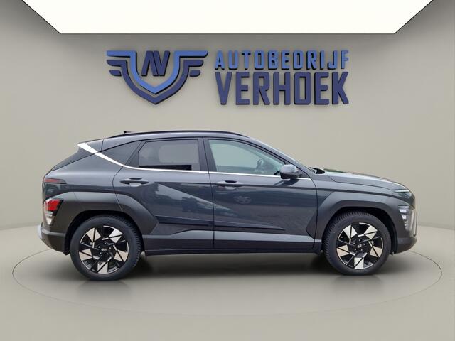Hyundai Kona 1.6 GDI HEV Premium Trekhaak - NL Auto - Leer