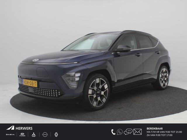 Hyundai Kona Electric Premium 65.4 kWh / Two-Tone / Leder / Stoelverkoeling / Stoel- & Stuurverwarming / 360 Camera / HUD / PDC Voor + Achter /